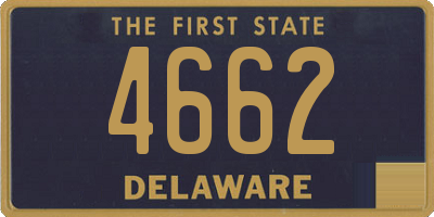 DE license plate 4662