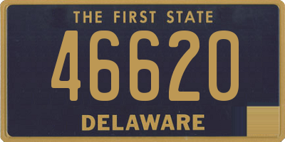DE license plate 46620