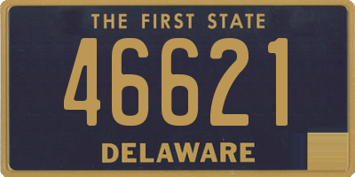 DE license plate 46621