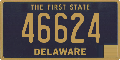 DE license plate 46624