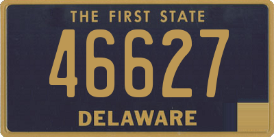 DE license plate 46627