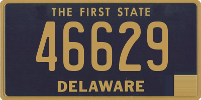 DE license plate 46629