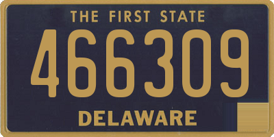 DE license plate 466309