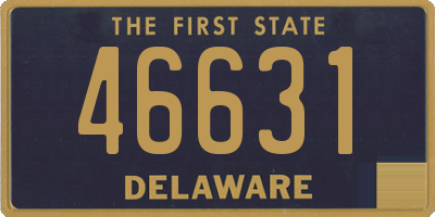 DE license plate 46631