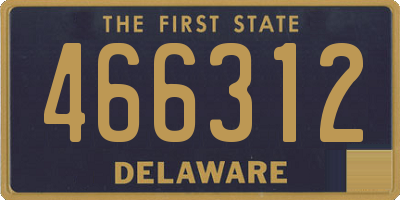 DE license plate 466312