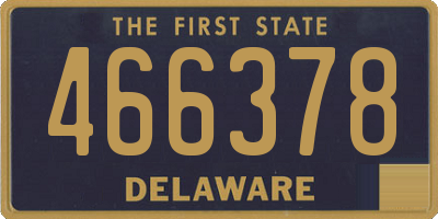 DE license plate 466378