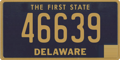 DE license plate 46639