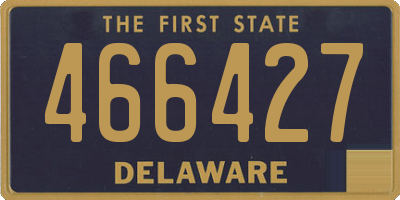 DE license plate 466427