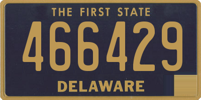 DE license plate 466429