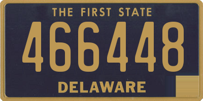 DE license plate 466448