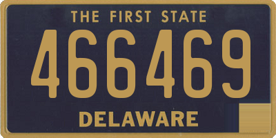 DE license plate 466469