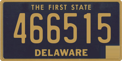 DE license plate 466515