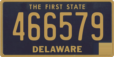 DE license plate 466579