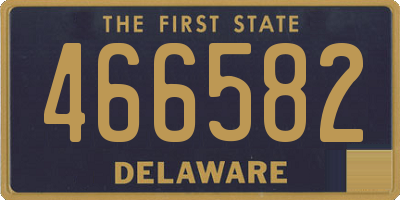 DE license plate 466582