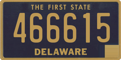 DE license plate 466615
