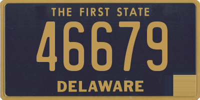 DE license plate 46679