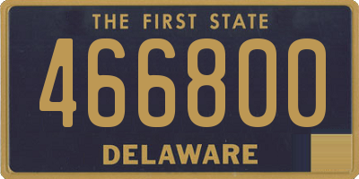 DE license plate 466800