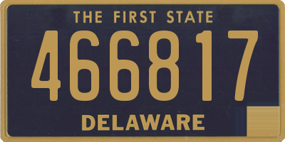 DE license plate 466817