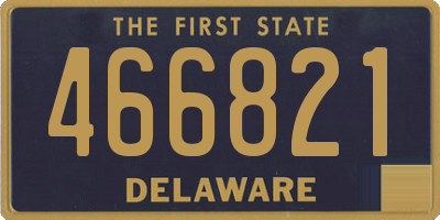 DE license plate 466821