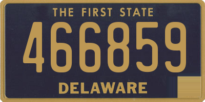 DE license plate 466859
