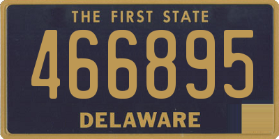 DE license plate 466895