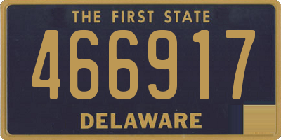 DE license plate 466917