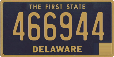 DE license plate 466944
