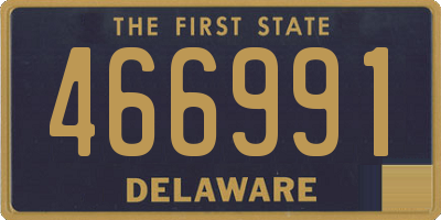 DE license plate 466991