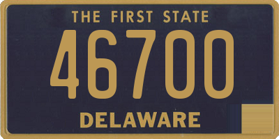 DE license plate 46700