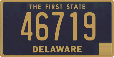 DE license plate 46719