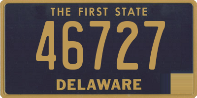 DE license plate 46727