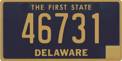 DE license plate 46731