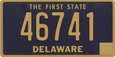 DE license plate 46741