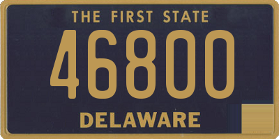 DE license plate 46800