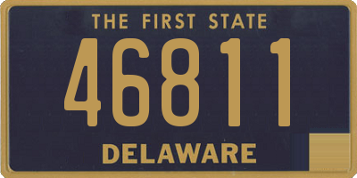 DE license plate 46811