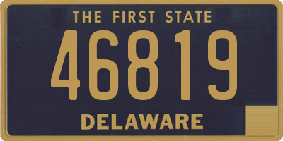 DE license plate 46819