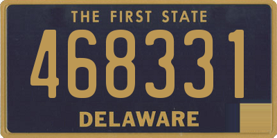 DE license plate 468331