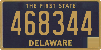 DE license plate 468344