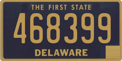 DE license plate 468399