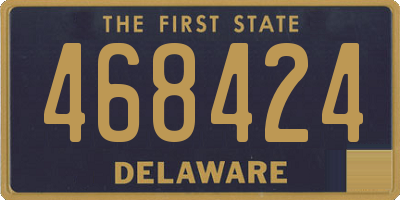 DE license plate 468424