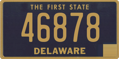 DE license plate 46878