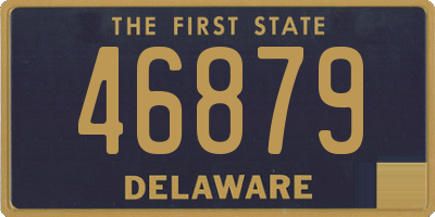 DE license plate 46879