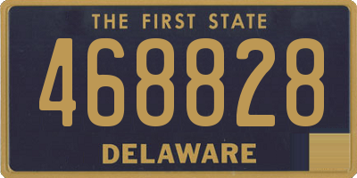 DE license plate 468828
