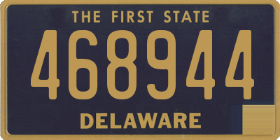 DE license plate 468944