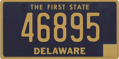 DE license plate 46895