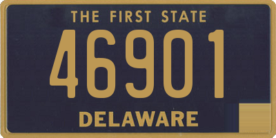 DE license plate 46901