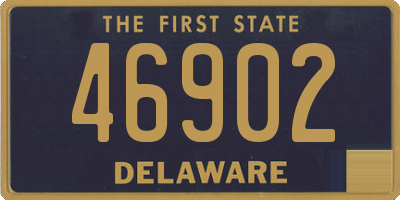 DE license plate 46902