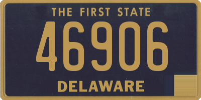 DE license plate 46906