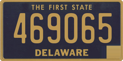 DE license plate 469065