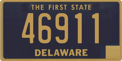 DE license plate 46911